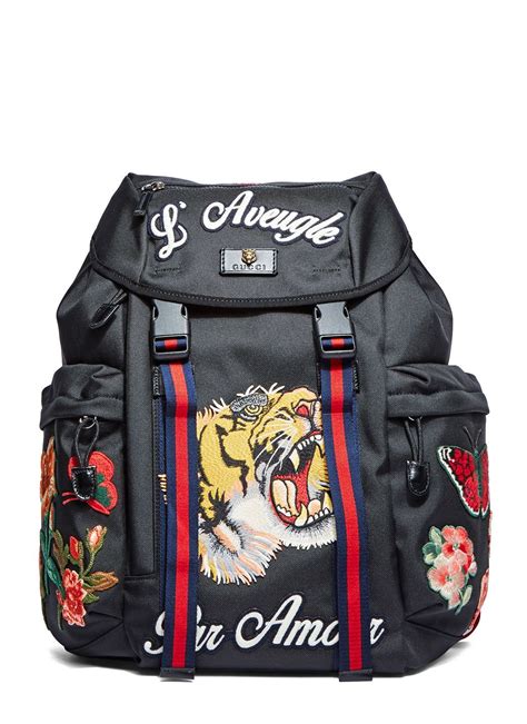 gucci backpack patches